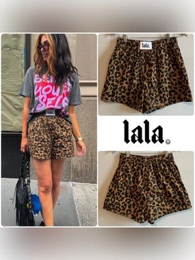 Dressed in LALA •  Leopard Lover Boxer Shorts • Size XS